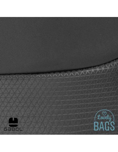 Mochila gris verdosa con apertura trasera Gabol - Blur