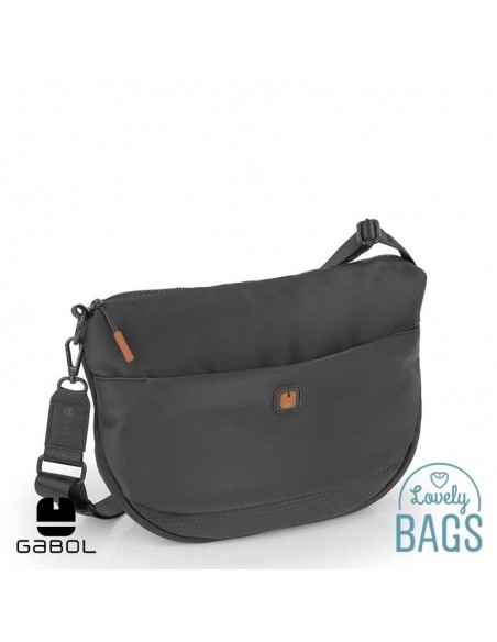 Bandolera gris verdoso Gabol - Blur