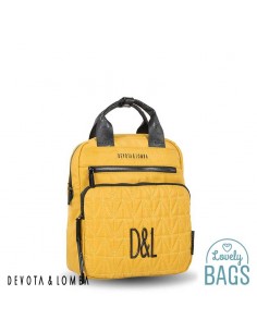 Mochila mostarda Devota & Lomba - Tall