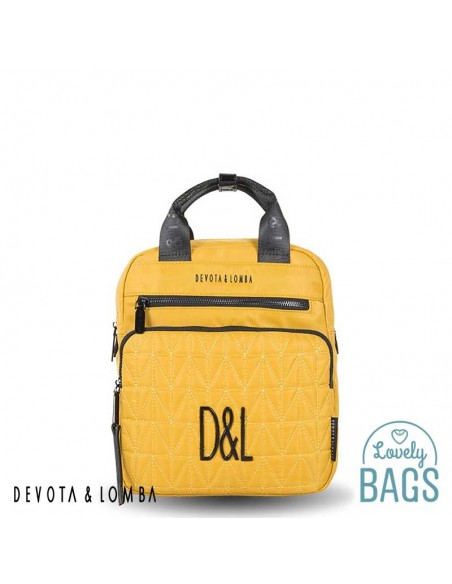 Mochila mostarda Devota & Lomba - Tall