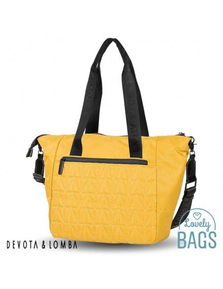 Mala de ombro mostarda Devota & Lomba - Tall