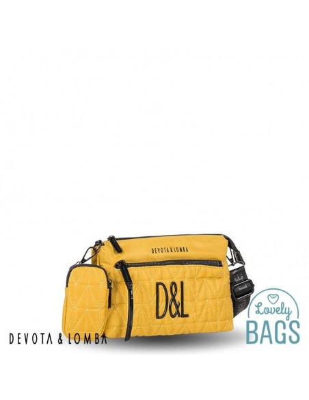 Bandolera pequeña mostaza Devota & Lomba - Tall