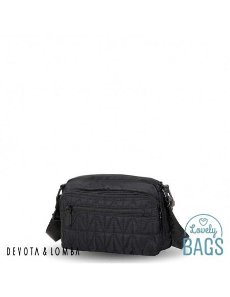 Bandolera compacta negra Devota & Lomba - Tall