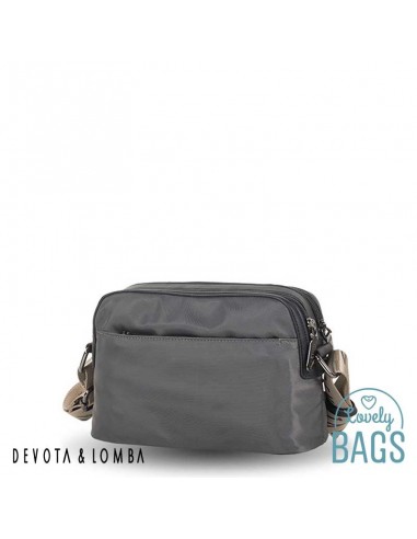 Bandolera plom doble compartiment Devota & Lomba - Bubble