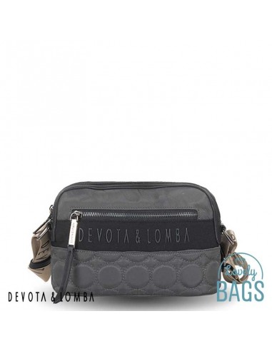 Bandolera plom doble compartiment Devota & Lomba - Bubble