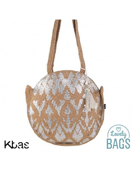 Bossa de jute rodó plata - Kbas