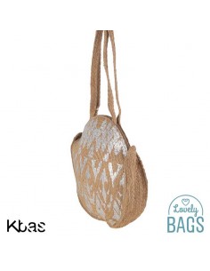 Bossa de jute rodó plata - Kbas 2
