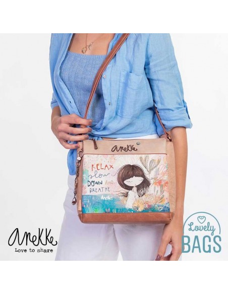 Bandolera triple compartiment Anekke Mediterranean