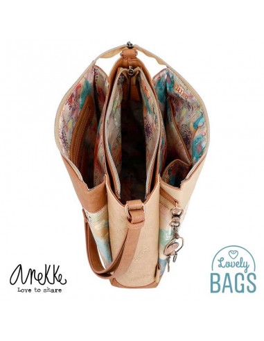 Bandolera triple compartiment Anekke Mediterranean