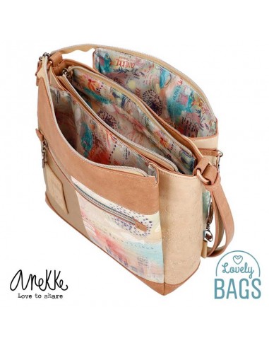 Bandolera triple compartiment Anekke Mediterranean