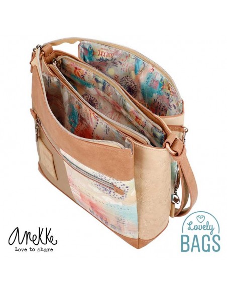 Bandolera triple compartiment Anekke Mediterranean