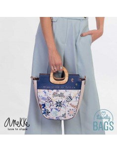 Tote con asa de madera Anekke Sunrise