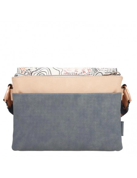 Bandolera amb doble compartiment i solapa Anekke Fun & Music
